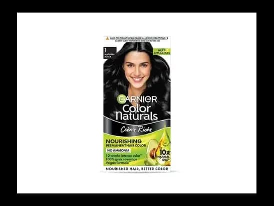 Garnier Natural Black Hair Color 70ml + 60g - INDIA