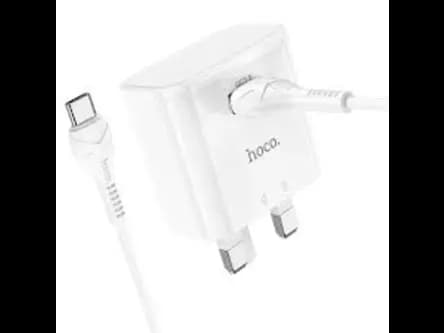 HOCO C92B SINGLE QC3.0 CHARGER SET UK TYPE-C 18W 1M