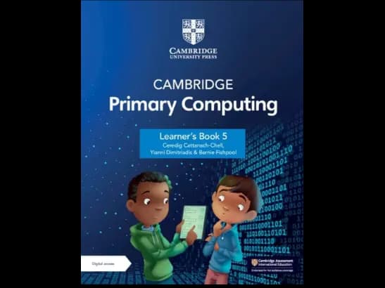 CAMBRIDGE PRIMARY COMPUTING - LEARNERS BOOK 5