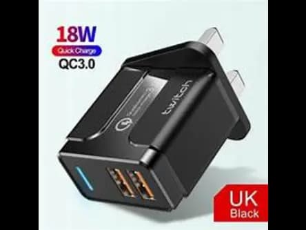 LDOBY110 CHARGER TYPE C 3USB 18W QC 3.0