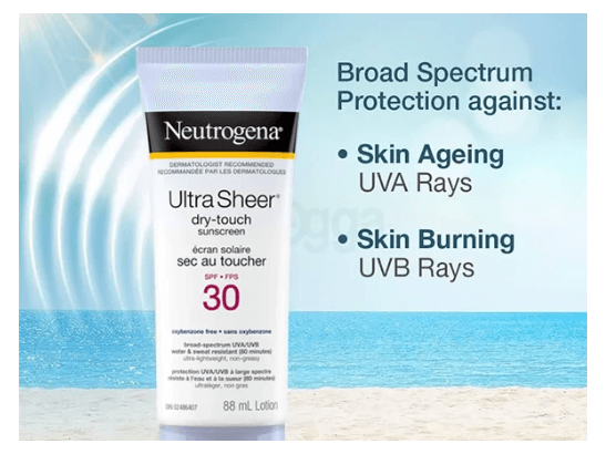Neutrogena Ultra Sheer Dry Touch Sun Cream SPF 30 88ml - CANADA (2)
