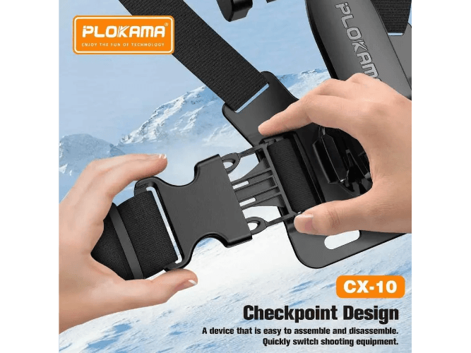 Plokama CX-10 Chest Mount Phone Holder (5)