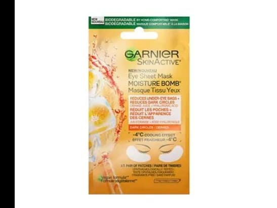 Garnier Moisture Bomb Eye Sheet Mask for Dark Circles 6g - CANADA