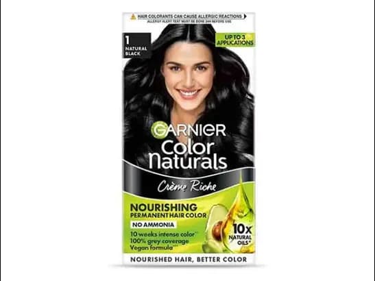 Garnier Hair Color Natural Black 35ml + 30g - INDIA