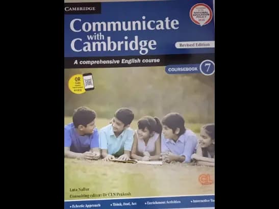COMMUNICATE WITH CAMBRIDGE - COURSE BOOK 7