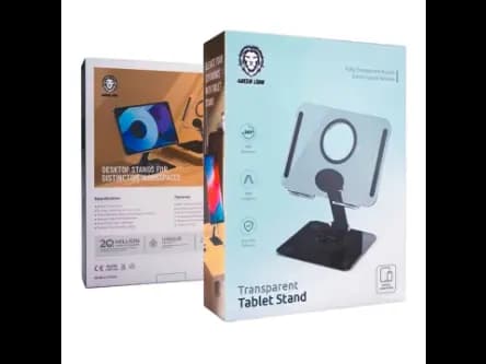 GREEN LION TRANSPARENT 360 TABLET STAND
