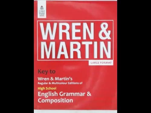 KEY TO WREN AND MARTINS REGULAR AND MULTICOLOUR EDITION