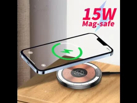 WiWU Transparent Magnetic Wireless Charger M14 (15W) (4)