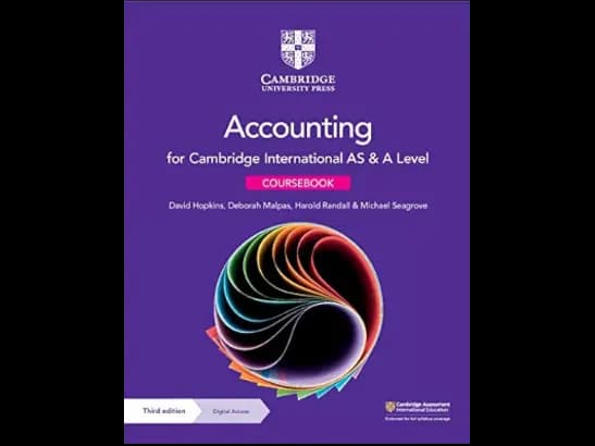 ACCOUNTING FOR CAMBRIDGE INTER AS AND AL - CB 4ED
