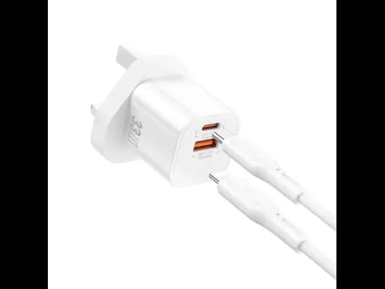 Wiwu WI-G018 Cube 33w A C Fast Charger And Cable Combo Type-C to lightning White UK - 6 Month Warranty (4)