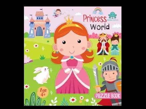 PUZZLE BOOK - PRINCESS WORLD