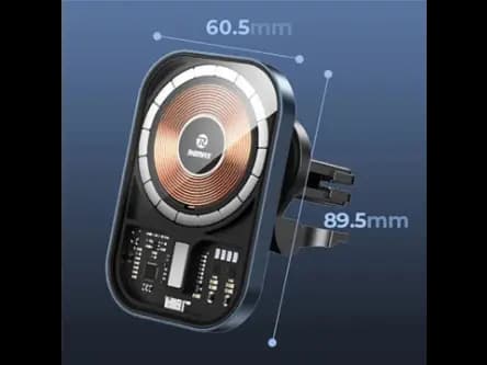 Remax RM-C18 Tranparent 8X Stronger Magnetic Wireless Charging 15W PD (3)