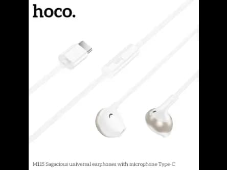 HOCO M115 TYPE C EARPHONE WITH MIC (2)