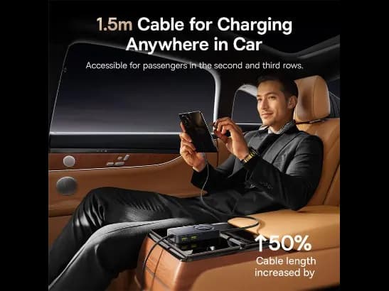 Car Accessories, Car Chargers, New Arrival Baseus 60W PrimeTrip VW1 Car Charger - C00069000121-00 (4)