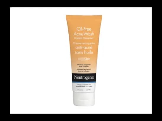 Neutrogena Oil-Free Acne Wash Cream Cleanser 200ml - CANADA