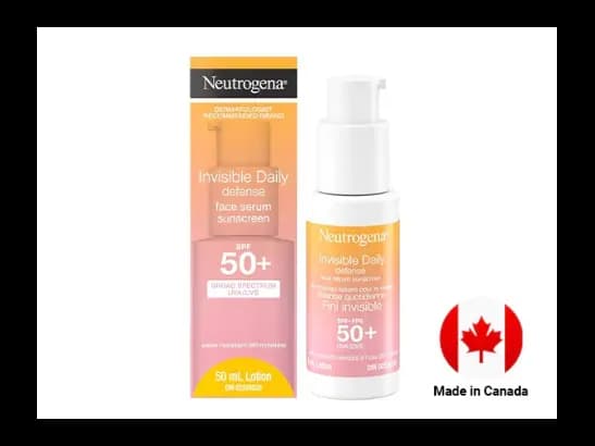 Neutrogena Invisible Daily Defense Face Serum Sunscreen SPF 50+ 50ml