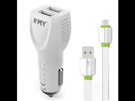 Emy Car Charger My-112 2 Usb I Phone
