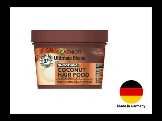 Garnier Ultimate Blends Soothing Coconut Hair Food Multi Use Mask 400ml - GERMANY