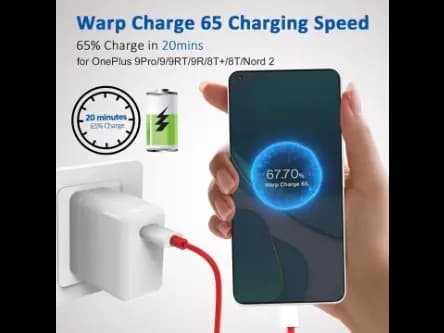 Warp Charger, 65W Warp Charger 2p usb Original Adapter (3)