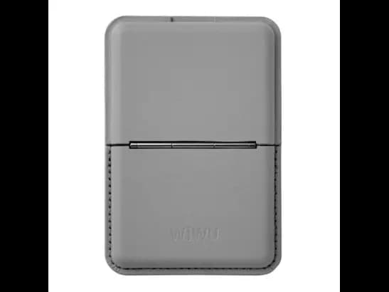 Wiwu Mag Wallet MW-001 PU Leather Phone Back Card Kickstand Magnetic Card Holder (2)
