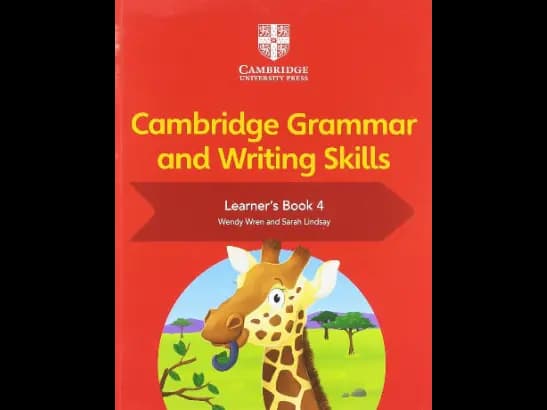 CAMBRIDGE GRAMMAR AND WRITING SKILLS - LEAR BK 4