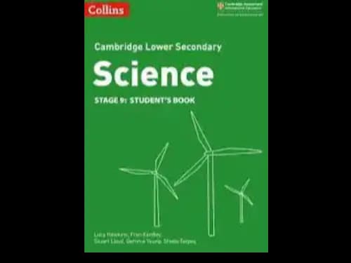 CAMBRIDGE LOWER SECONDARY SCIENCE STAGE 9 - SB