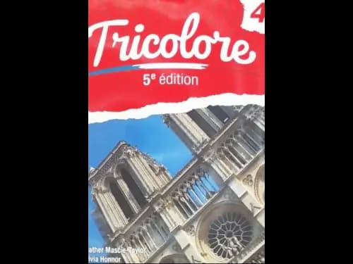 TRICOLORE 4 - 5ED