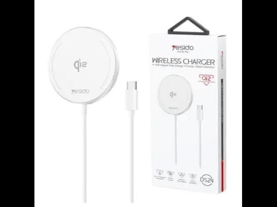Yesido DS24 QI2 15w Wireless Charger - 06 Month Warranty (2)