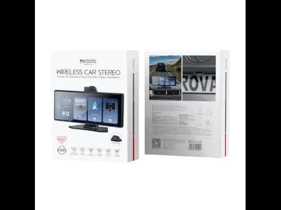 Yesido KM19 10.26 inch Center Console CarPlay Portable Car Video Navigation with Driving Recorder (4)