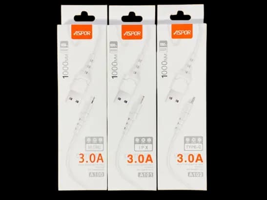 Aspor 1m 3.0A Cables