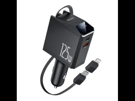 Yesido Y71 125w 4 In 1 Super Fast Car Charger - 06 Month Warranty