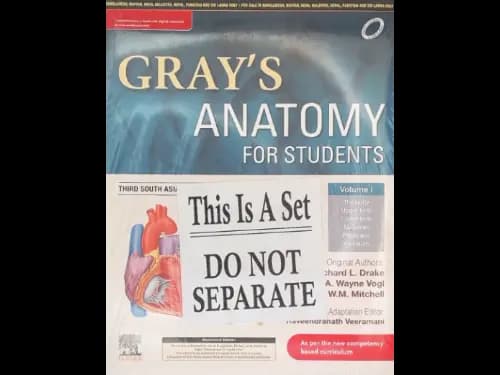 GRAYS ANATOMY FOR STUDENTS 3ED - BOOK SET