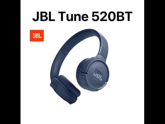 JBL Tune 520BT Wireless On-Ear Headphones with Pure Bass & 57H Battery Life