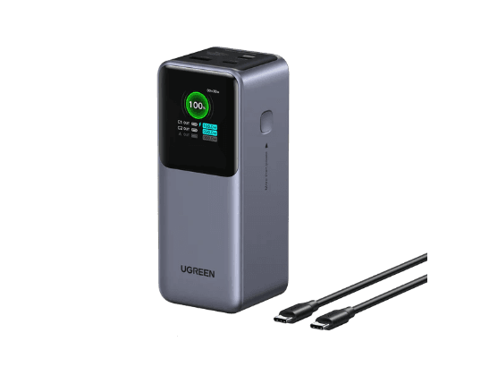 UGREEN 20000mAh 130W Nexode Smart Display Power Bank – PB721 - 35524B