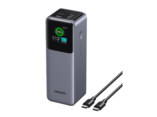 UGREEN 25000mAh 200W Nexode Smart Display Power Bank – PB722 - 35525B