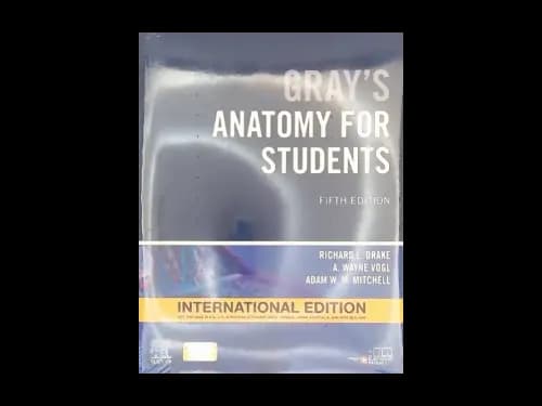 GRAYS ANATOMY FOR STUDENTS 5ED