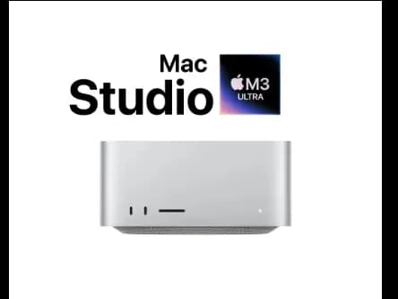 Apple Apple Mac Studio M3 Ultra  with 1 Year AppleCare warranty