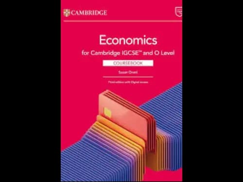 ECONOMICS FOR CAMBRIDGE IGCSE AND O LEVEL CB