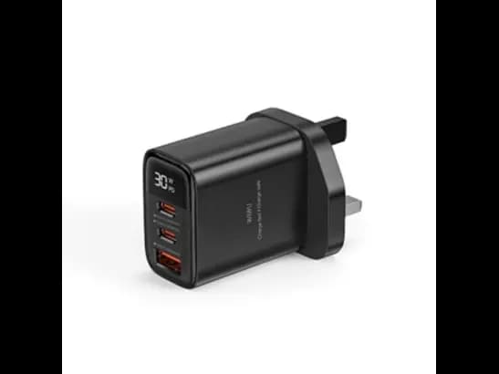 Chargers & Adapters, Mobile Accessories, WiWU Wiwu WI-G010 30w Firefly Gan Fast Charger Black UK - 06 Month Warranty
