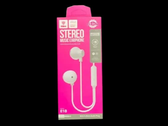 Inkax E18 Powerful Bass stereo earphones with 3.5mm audio plug