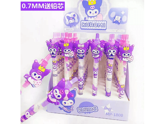 Kuromi Mechanical Pencil For Writing - 4 pcs pack (3)