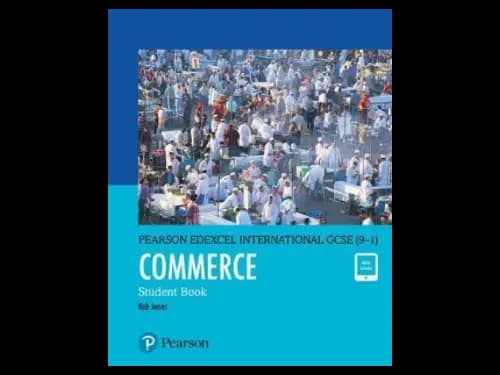 Pearson Edexcel International Gcse (9 1) Commerce Student Book by Rob Jones