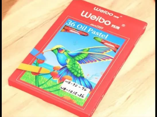 Color oil pastels - 36 color pastels