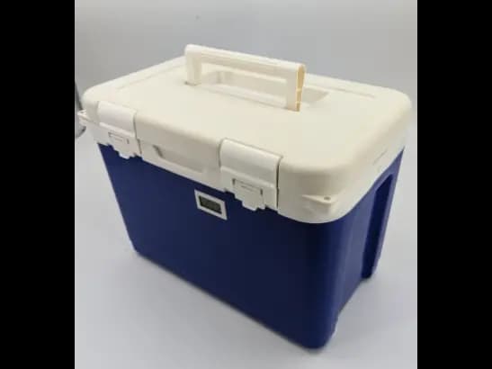 Cooler Box with thermometer