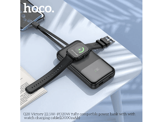 HOCO Q28 Victory 22.5W PD20W power bank with watch charging cable (10000mAh) (3)