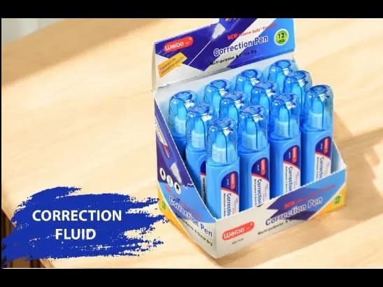 Correction Fluid Portable Compact Transparent For Student