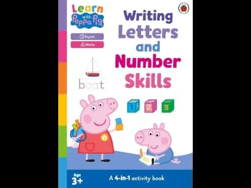 Learn With Peppa Pig - 4 in 1 Activity Book : Writing Letters And Number Skills by Franklin W. Dixon,Peppa Pig