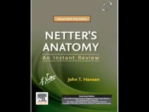 Netters Anatomy : An Instant Review 2nd Edition by John T. Hansen