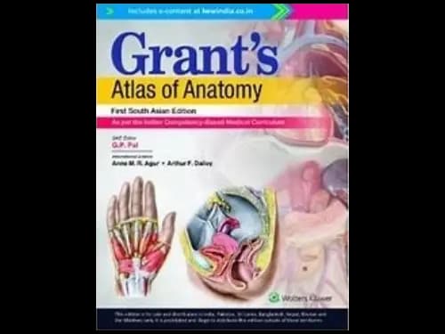 Grants Atlas Of Anatomy First South Asian Edition by Gp Pal