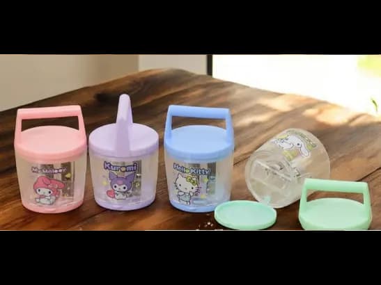 Cute Pencil 2 size sharpener for kid's stationary (2)